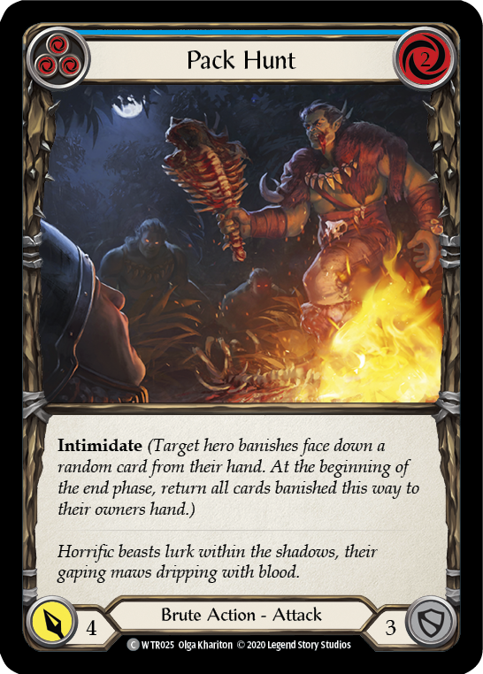 Pack Hunt (Blue) [U-WTR025] (Welcome to Rathe Unlimited) Unlimited Normal