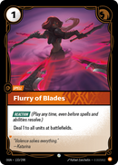 front of card Flurry of Blades [Origins]