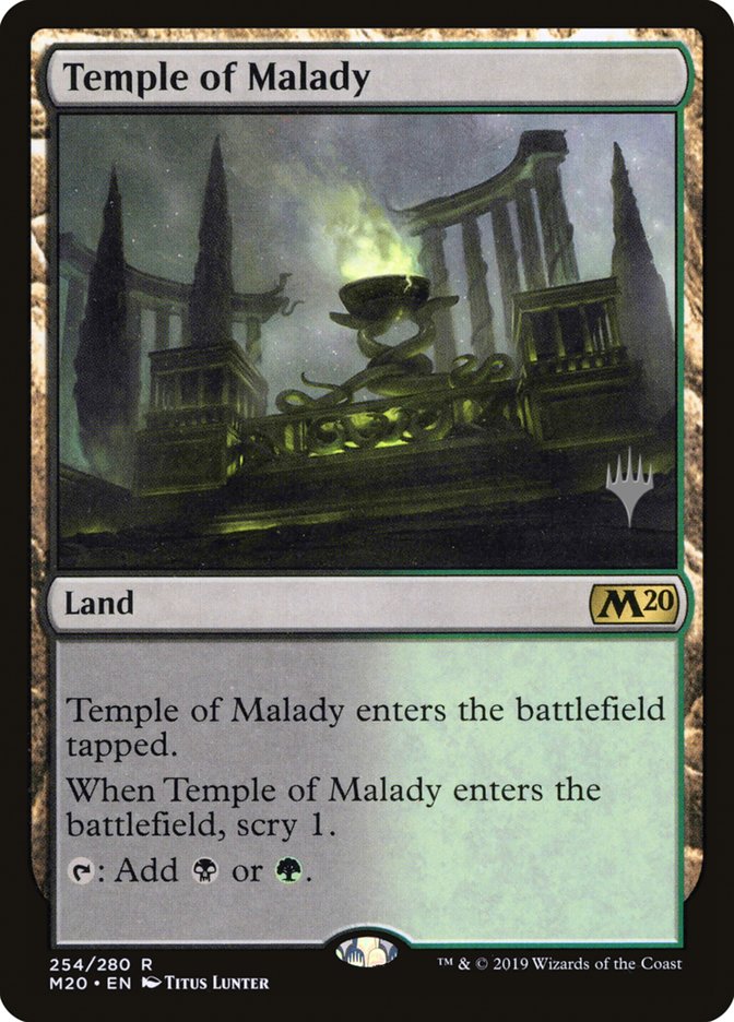 Temple of Malady (Promo Pack) [Core Set 2020 Promo Pack]