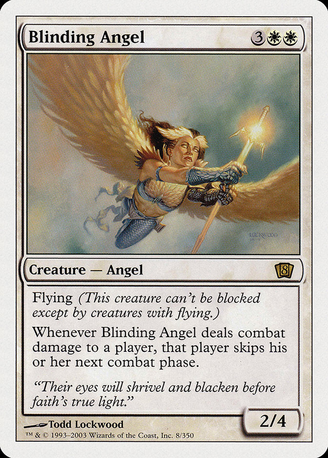 (Oversized) Blinding Angel (8th Edition) [Oversize Cards]