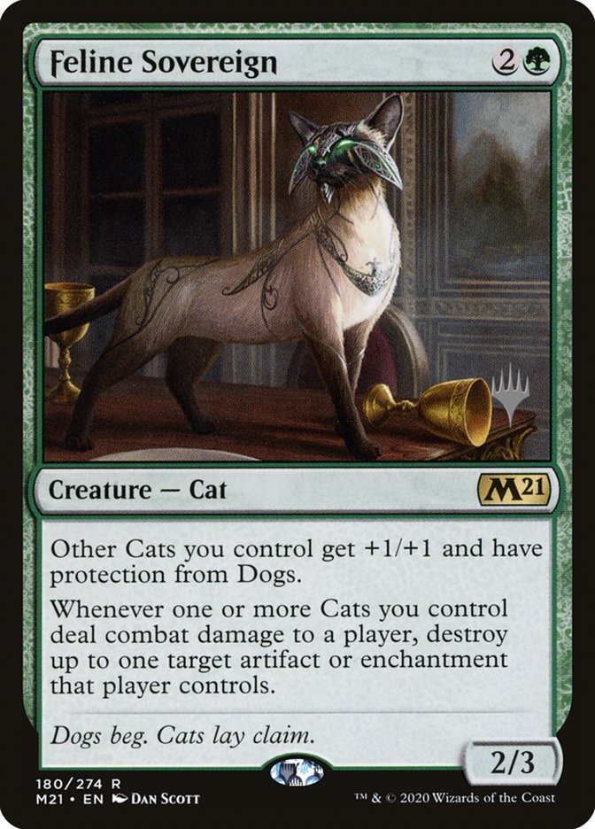 Feline Sovereign (Promo Pack) [Core Set 2021 Promo Pack]