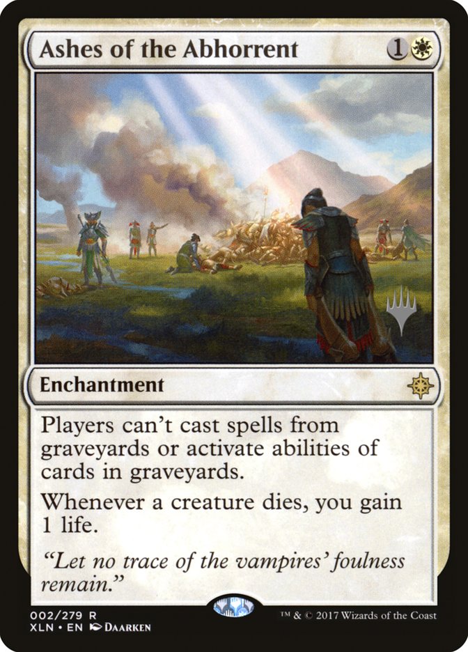 Ashes of the Abhorrent (Promo Pack) [Ixalan Promo Pack]