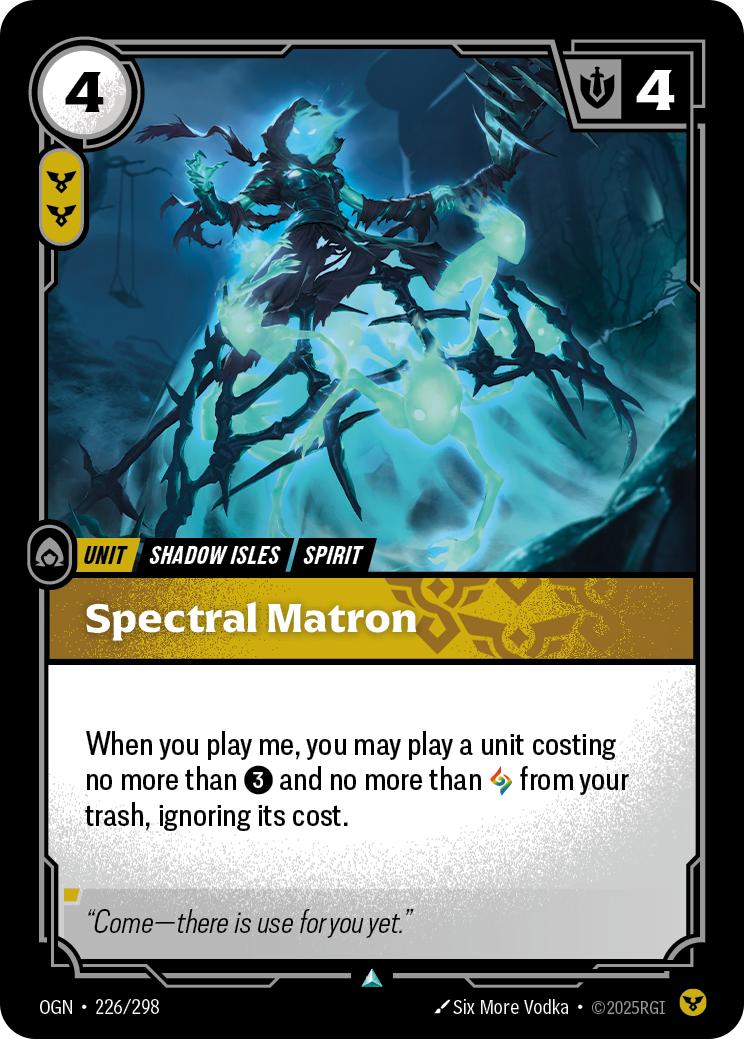 front of card Spectral Matron [Origins]