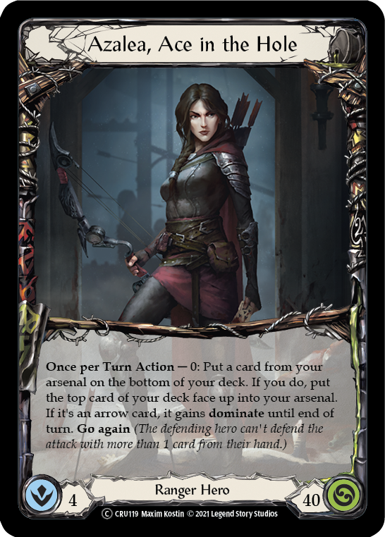 Azalea, Ace in the Hole [U-CRU119] (Crucible of War Unlimited) Unlimited Normal