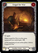 Forged for War [WTR046-S] (Welcome to Rathe) Alpha Print Rainbow Foil