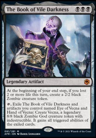 The Book of Vile Darkness (Promo Pack) [Dungeons & Dragons: Adventures in the Forgotten Realms Promo Pack]