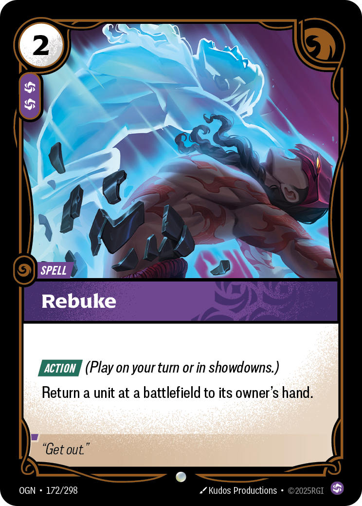 front of card Rebuke [Origins]