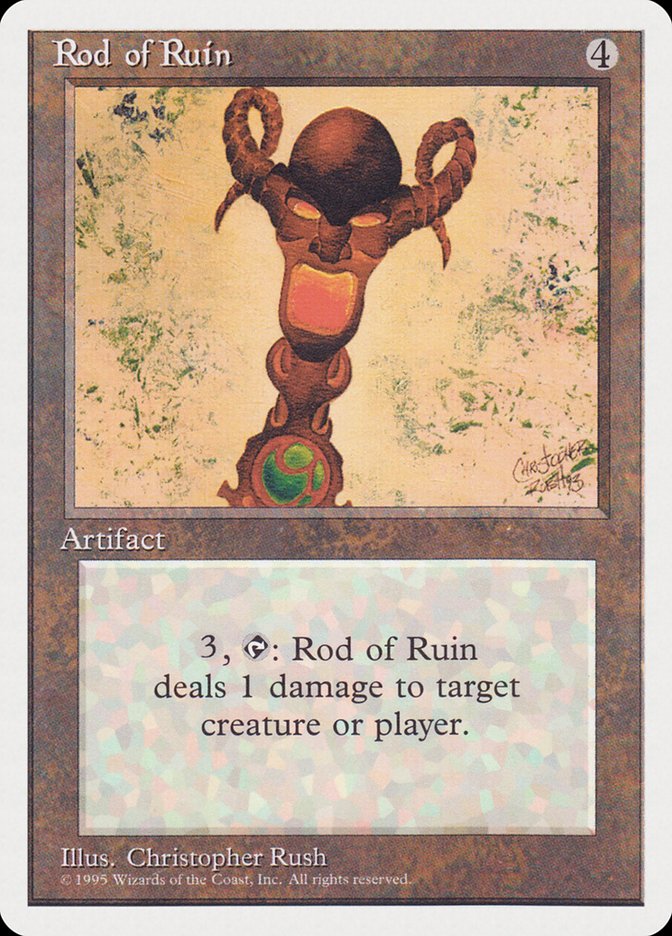 Rod of Ruin (1995 Reprint) [Rivals Quick Start Set]