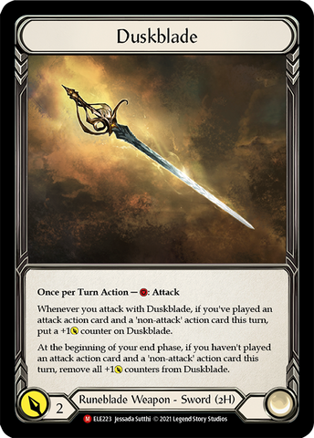 Duskblade [ELE223] (Tales of Aria) 1st Edition Cold Foil
