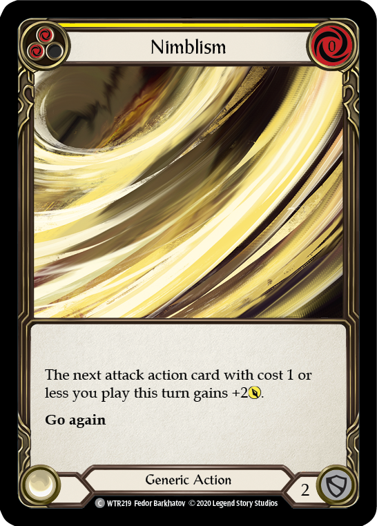 Nimblism (Yellow) [U-WTR219] (Welcome to Rathe Unlimited) Unlimited Normal