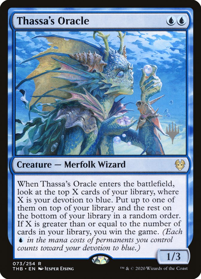 Thassa's Oracle (Promo Pack) [Theros Beyond Death Promo Pack]