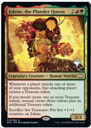 Jolene, the Plunder Queen (Promo Pack) [Streets of New Capenna Commander Promo Pack]