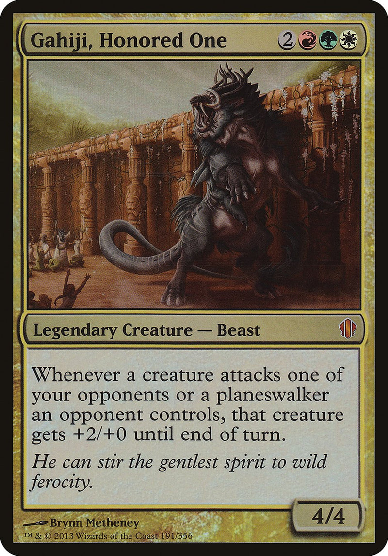 (Oversized) Gahiji, Honored One [Commander 2013 Oversized]