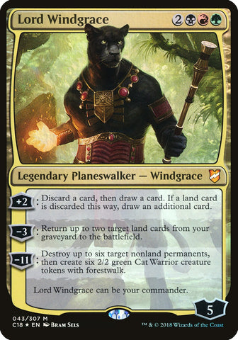 (Oversized) Lord Windgrace [Commander 2018 Oversized]