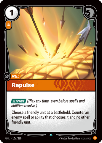 front of card Repulse [Unleashed] 106/219