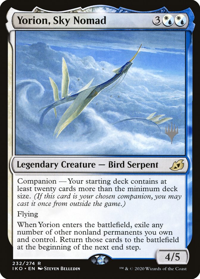 Yorion, Sky Nomad (Promo Pack) [Ikoria: Lair of Behemoths Promo Pack]