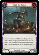 Read the Runes (Red) [U-ARC109] (Arcane Rising Unlimited) Unlimited Rainbow Foil