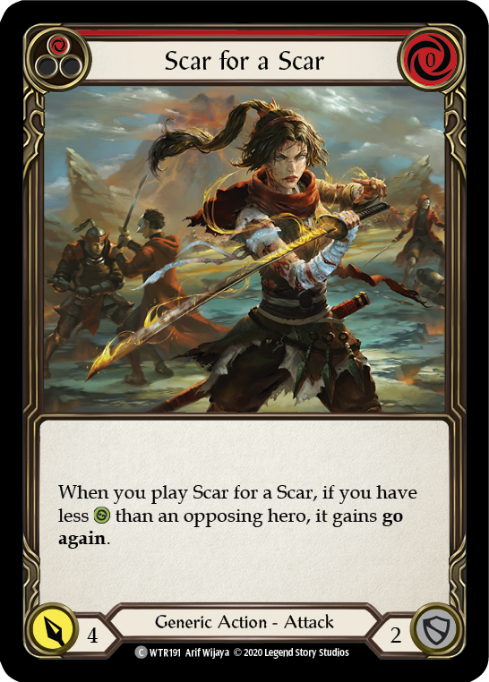 Scar for a Scar (Red) [U-WTR191] (Welcome to Rathe Unlimited) Unlimited Normal