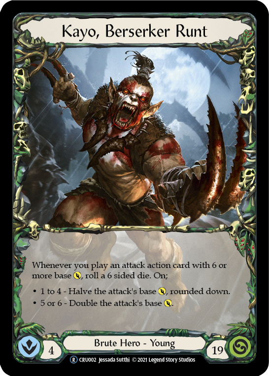 Kayo, Berserker Runt [U-CRU002] (Crucible of War Unlimited) Unlimited Normal