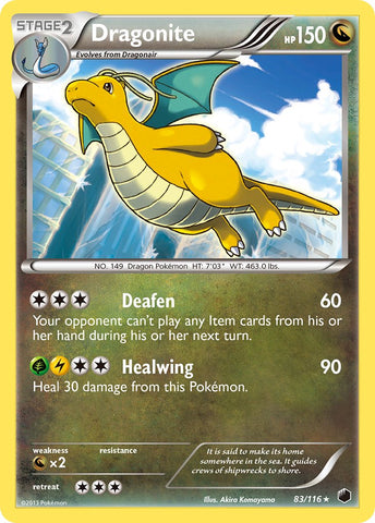 Dragonite (83/116) (Cosmos Holo) (Blister Exclusive) (Black & White: Plasma Freeze) [Theme Deck Exclusive]