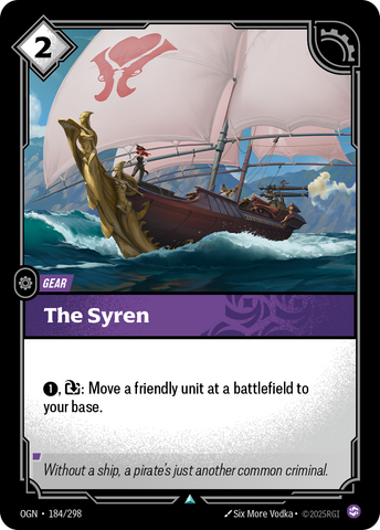 front of card The Syren [Origins] #184