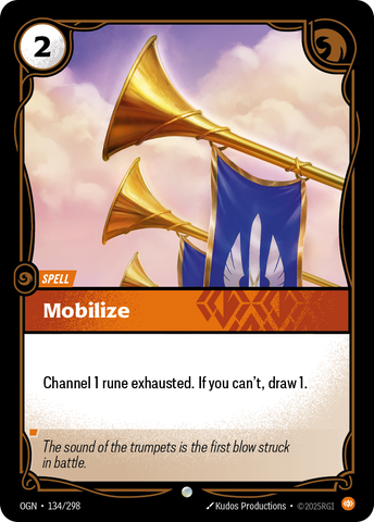front of card Mobilize [Origins] #134