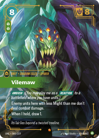 front of card Vilemaw [Unleashed] 060/219