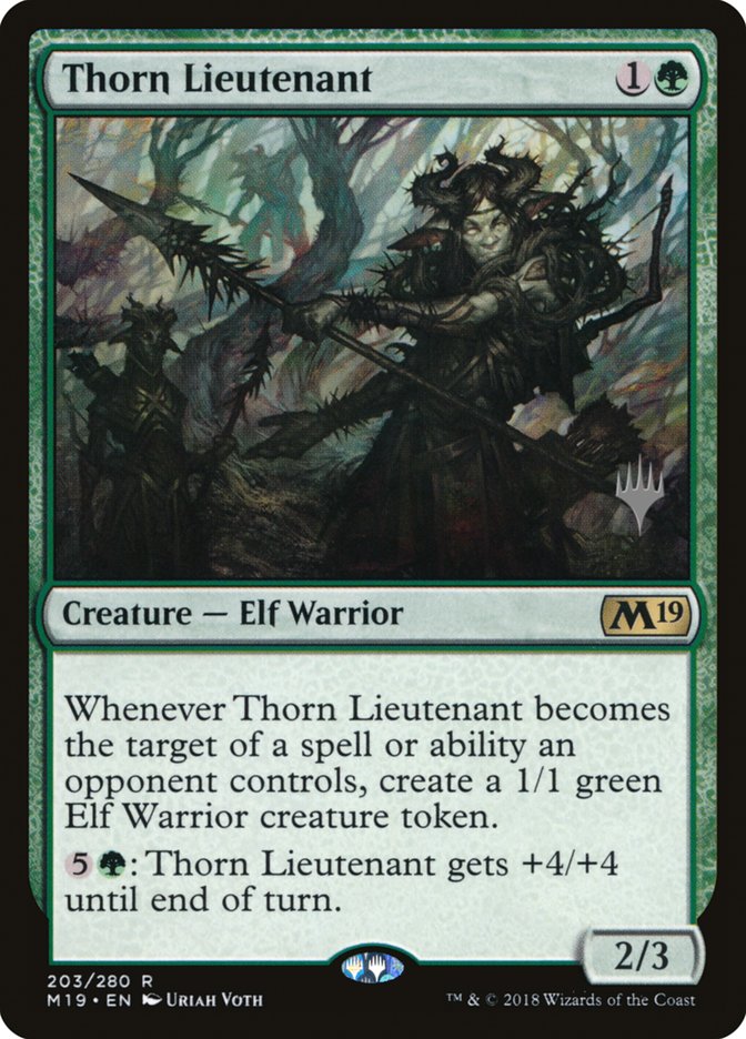 Thorn Lieutenant (Promo Pack) [Core Set 2019 Promo Pack]