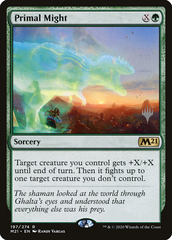 Primal Might (Promo Pack) [Core Set 2021 Promo Pack]