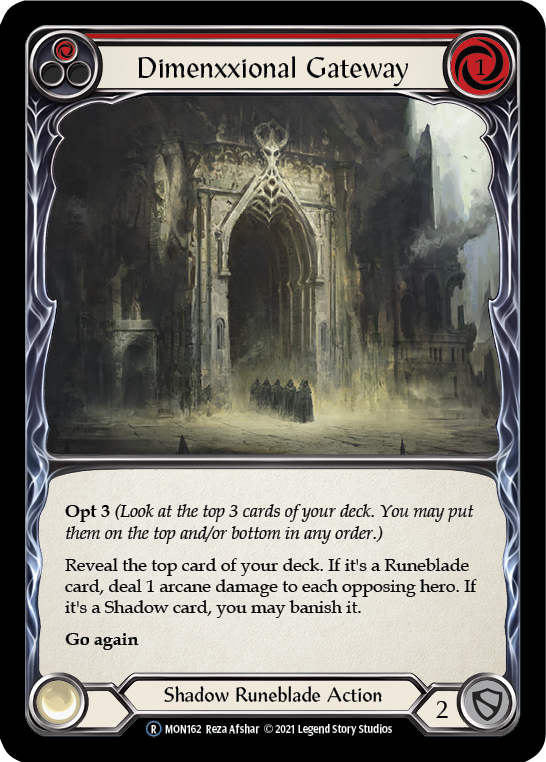 Dimenxxional Gateway (Red) [U-MON162] (Monarch Unlimited) Unlimited Normal