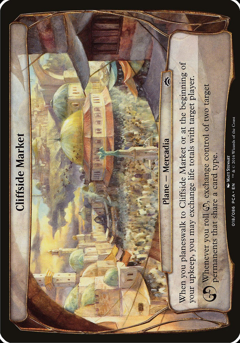 (Oversized Plane) Cliffside Market [Planechase Anthology Planes]