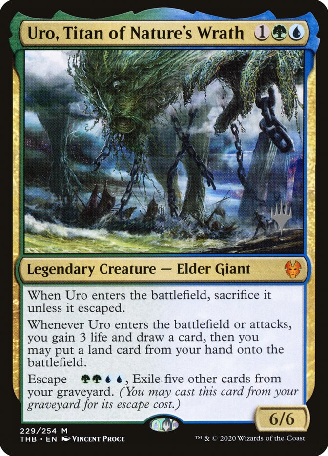 Uro, Titan of Nature's Wrath (Promo Pack) [Theros Beyond Death Promo Pack]