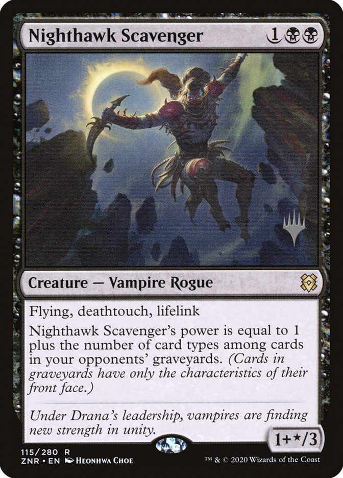 Nighthawk Scavenger (Promo Pack) [Zendikar Rising Promo Pack]