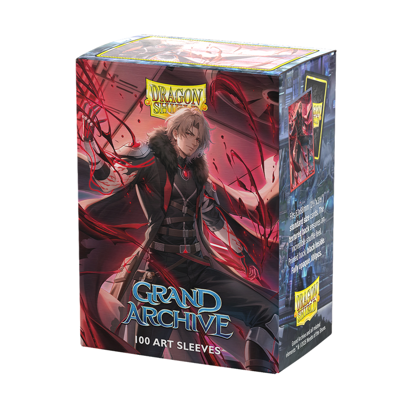 Dragon Shield: Standard 100ct Art Sleeves - Grand Archive (Dante, Hemomancer - Matte)