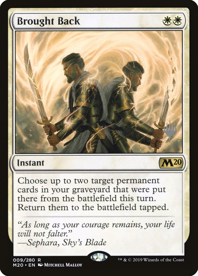 Brought Back (Promo Pack) [Core Set 2020 Promo Pack]