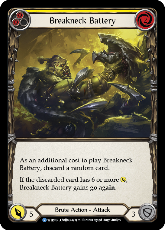 Breakneck Battery (Yellow) [U-WTR012] (Welcome to Rathe Unlimited) Unlimited Normal