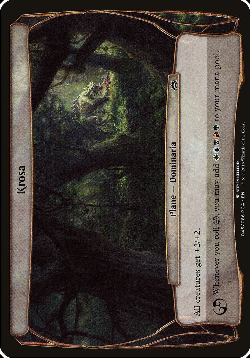 (Oversized Plane) Krosa [Planechase Anthology Planes]