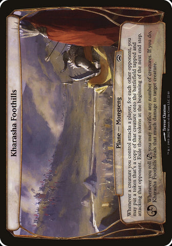 (Oversized Plane) Kharasha Foothills [Planechase 2012]