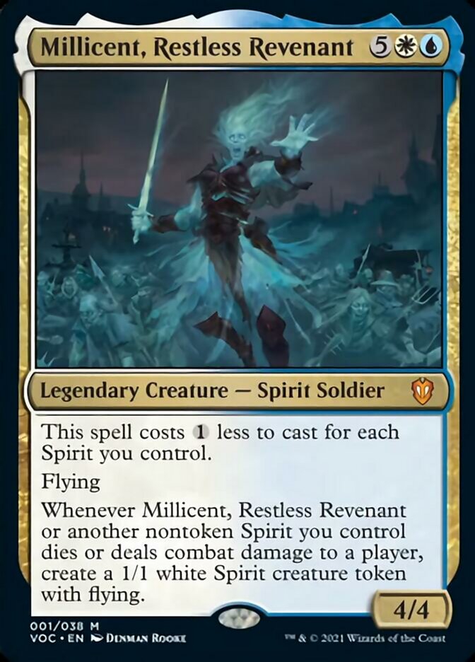 (Thick Stock Display Commander) Millicent, Restless Revenant [Innistrad: Crimson Vow Commander]