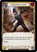Combustible Courier (Yellow) [CRU110] (Crucible of War) 1st Edition Rainbow Foil