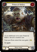 Primeval Bellow (Yellow) [WTR036-C] (Welcome to Rathe) Alpha Print Rainbow Foil