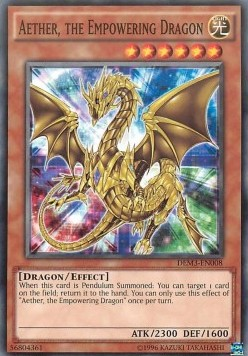 Aether, the Empowering Dragon [DEM3-EN008] (Promo) Common