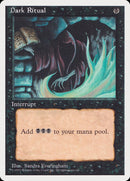 Dark Ritual (1995 Reprint) [Rivals Quick Start Set]