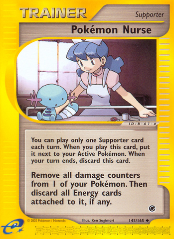 Pokemon Nurse (145/165) [Expedition: E-Card Base Set]