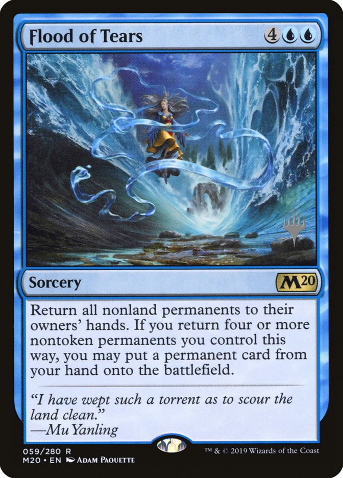 Flood of Tears (Promo Pack) [Core Set 2020 Promo Pack]
