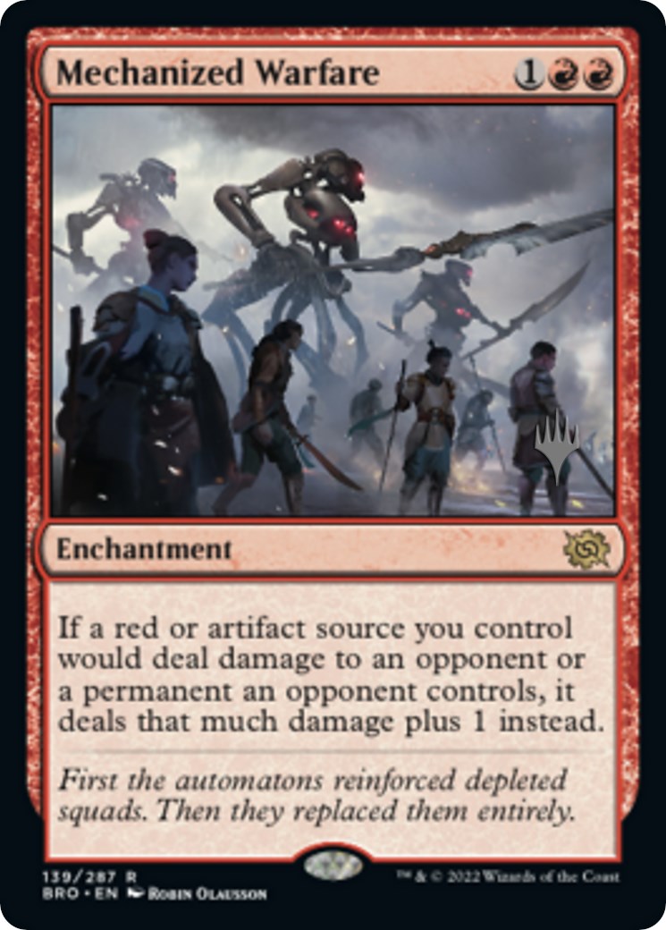 Mechanized Warfare (Promo Pack) [The Brothers' War Promo Pack]