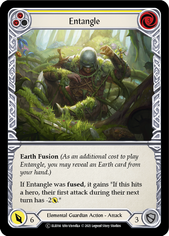 Entangle (Yellow) [U-ELE014] (Tales of Aria Unlimited) Unlimited Rainbow Foil