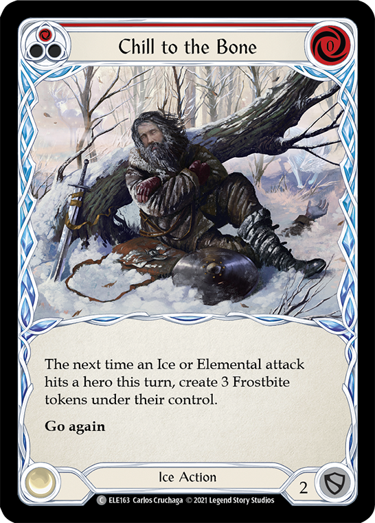 Chill to the Bone (Red) [ELE163] (Tales of Aria) 1st Edition Normal