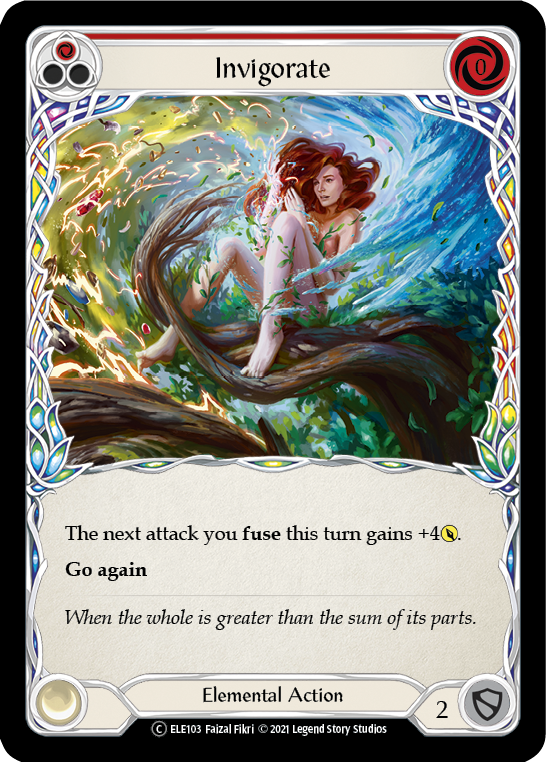 Invigorate (Red) [U-ELE103] (Tales of Aria Unlimited) Unlimited Normal