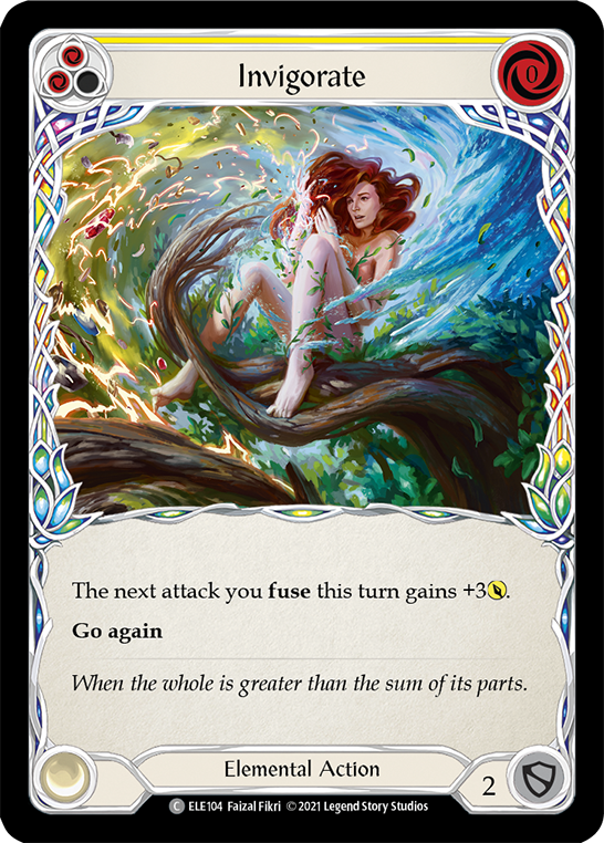 Invigorate (Yellow) [ELE104] (Tales of Aria) 1st Edition Normal